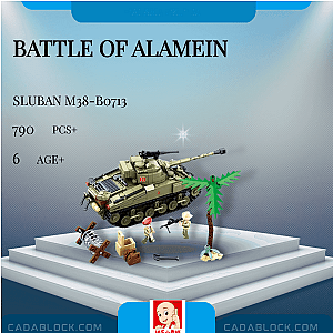 Sluban M38-B0713 Battle of Alamein Military