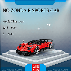 MOULD KING 10041 No.Zonda R Sports Car Technician