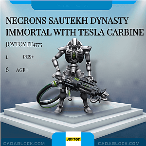 Joytoy JT4775 Necrons Sautekh Dynasty Immortal with Tesla Carbine Creator Expert