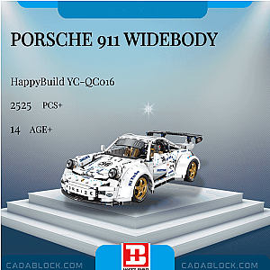 HAPPY BUILD YC-QC016 Porsche 911 Widebody Technician