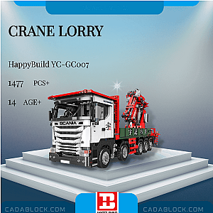 HAPPY BUILD YC-GC007 Crane Lorry Technician