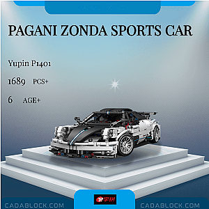 Yupin P1401 Pagani Zonda Sports Car Technician