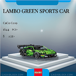 CACO C019 Lambo Green Sports Car Technician