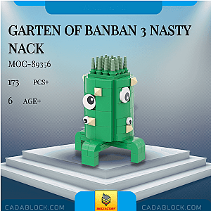 MOC Factory 89356 Garten of Banban 3 Nasty Nack Movies and Games