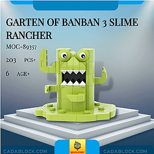 MOC Factory 89357 Garten of Banban 3 Slime Rancher Movies and Games