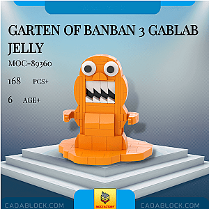 MOC Factory 89360 Garten of Banban 3 Gablab Jelly Movies and Games