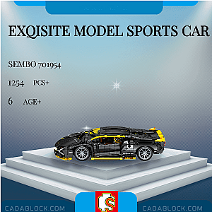 SEMBO 701954 Exqisite Model Sports Car Technician