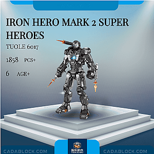 TUOLE 6017 Iron Hero Mark 2 Super Heroes Movies and Games