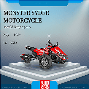 MOULD KING 23010 Monster Syder Motorcycle Technician