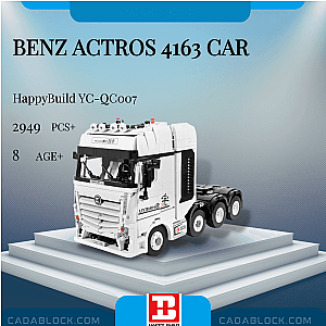 HAPPY BUILD YC-QC007 Benz ACTROS 4163 Car Technician