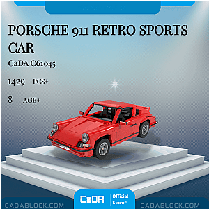 CaDa C61045 Porsche 911 Retro Sports Car Technician