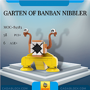 MOC Factory 89383 Garten of Banban Nibbler Movies and Games