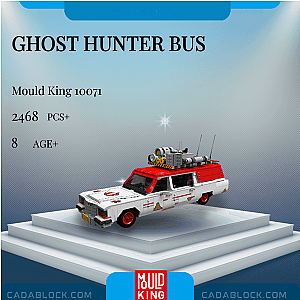 MOULD KING 10071 Ghost Hunter Bus Technician
