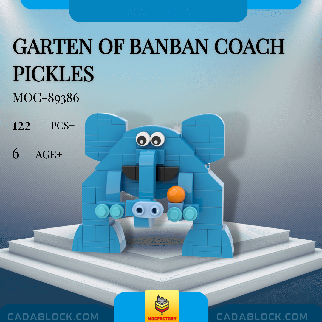 MOC Factory 89386 Garten of Banban Coach Pickles Movies and Games ...