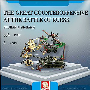 Sluban M38-B0697 The Great Counteroffensive at the Battle of Kursk Military