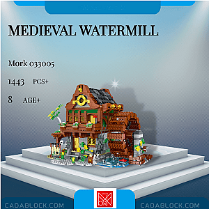 MORK 033005 MEDIEVAL WATERMILL Modular Building