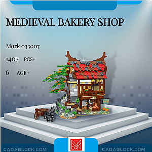 MORK 033007 MEDIEVAL BAKERY Shop Modular Building