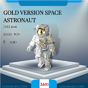 JAKI 9116 Gold Version Space Astronaut Creator Expert