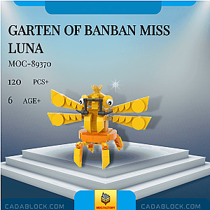 MOC Factory 89370 Garten of Banban Miss Luna Movies and Games