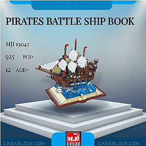 MJ 13042 Pirates BATTLE Ship Book Creator Expert