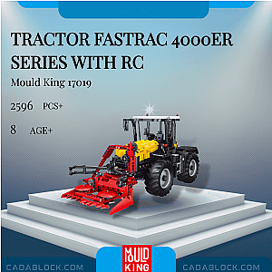 MOULD KING 17019 Tractor Fastrac 4000er series with RC Technician