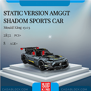 MOULD KING 13123 Static version AMGGT SHADOM Sports Car Technician