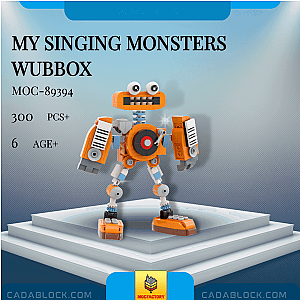 MOC Factory 89394 My Singing Monsters Wubbox Movies and Games