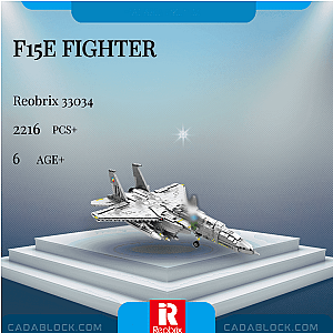 REOBRIX 33034 F15E Fighter Military