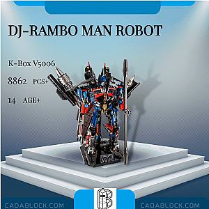 K-Box V5006 DJ-Rambo Man Robot Movies and Games