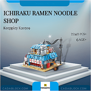 Keeppley K20509 Ichiraku Ramen Noodle Shop Modular Building