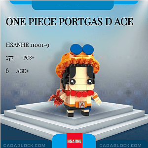 HSANHE 11001-9 One Piece Portgas D Ace Movies and Games