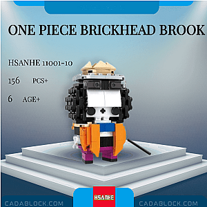 HSANHE 11001-10 One Piece Brickhead Brook Movies and Games