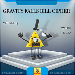 MOC Factory 89414 Gravity Falls Bill Cipher Creator Expert