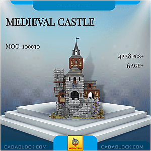 MOC Factory 109930 Medieval Castle Modular Building