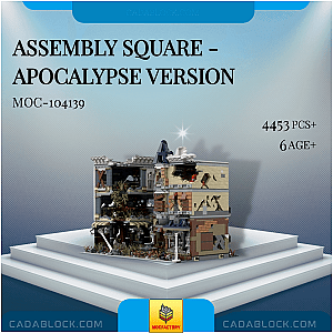 MOC Factory 104139 Assembly Square - Apocalypse Version Modular Building