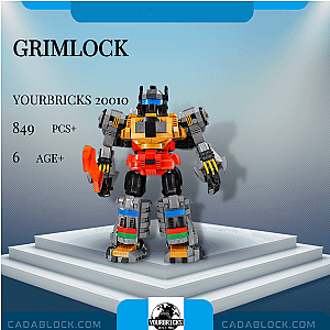 YOURBRICKS 20010 Grimlock Creator Expert