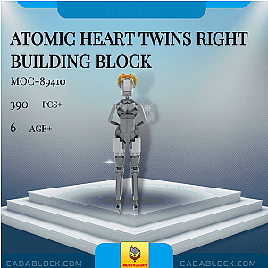 MOC Factory 89410 Atomic Heart Twins Right Building Block Movies and Games