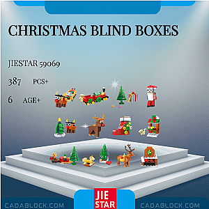 JIESTAR 59069 Christmas Blind Boxes Creator Expert