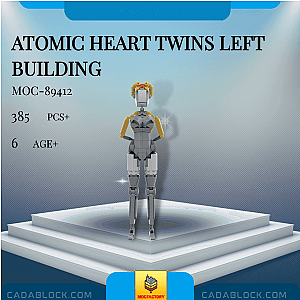 MOC Factory 89412 Atomic Heart Twins Left Building Movies and Games