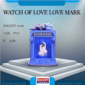 BALODY 21161 WATCH OF LOVE LOVE MARK Creator Expert