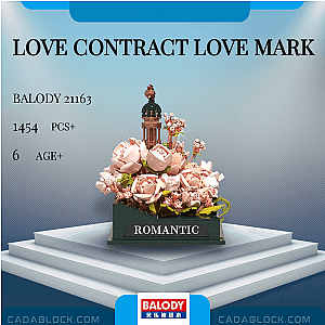 BALODY 21163 LOVE CONTRACT LOVE MARK Creator Expert