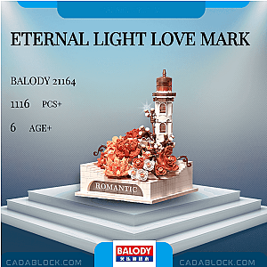 BALODY 21164 ETERNAL LIGHT LOVE MARK Creator Expert