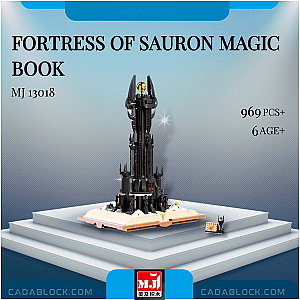 MJ 13018 Fortress of Sauron Magic Book Movies and Games