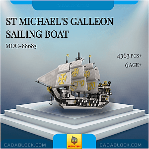 MOC Factory 88683 St Michael's Galleon Sailing Boat Technician