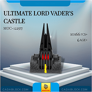 MOC Factory 122577 Ultimate Lord Vader's Castle Star Wars