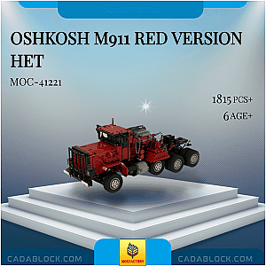 MOC Factory 41221 Oshkosh M911 Red Version HET Technician