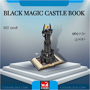 MJ 13018 Black Magic Castle Book Movies and Games