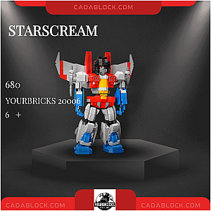 YOURBRICKS 20006 Starscream Creator Expert