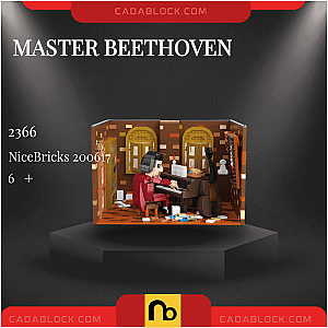 NiceBricks 200617 Master Beethoven Creator Expert