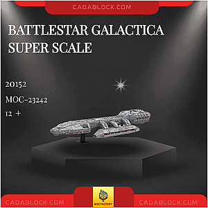 MOC Factory 23242 Battlestar Galactica Super Scale Space